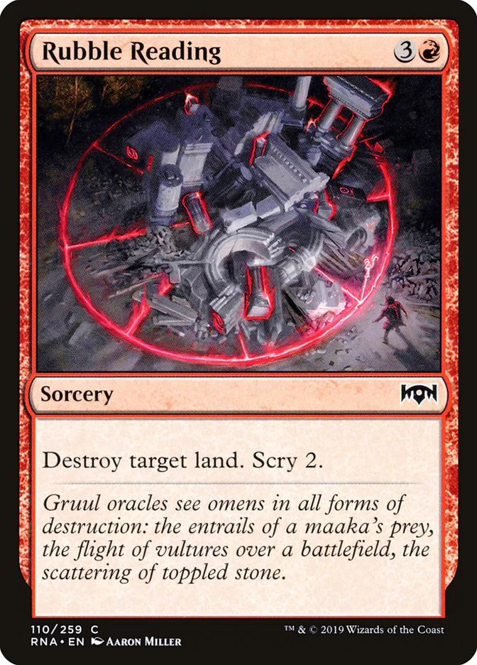 Rubble Reading 110/259 (Ravnica Allegiance) - Foil
