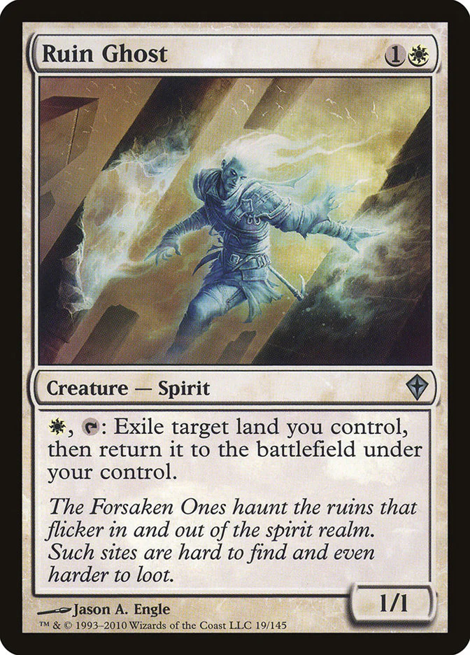 Ruin Ghost 19/145 (Worldwake) - Foil