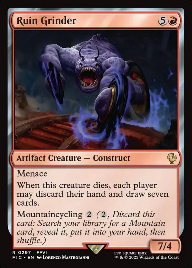 Ruin Grinder 297/100 (Commander: FINAL FANTASY)