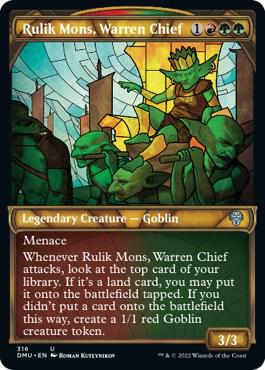 Rulik Mons Warren Chief Showcase 316/281 (Dominaria United)