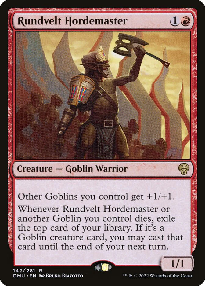 Rundvelt Hordemaster 142 (Dominaria United)