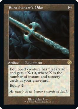 Runechanters Pike 48/63 (The Brothers' War: Retro Frame Artifacts)
