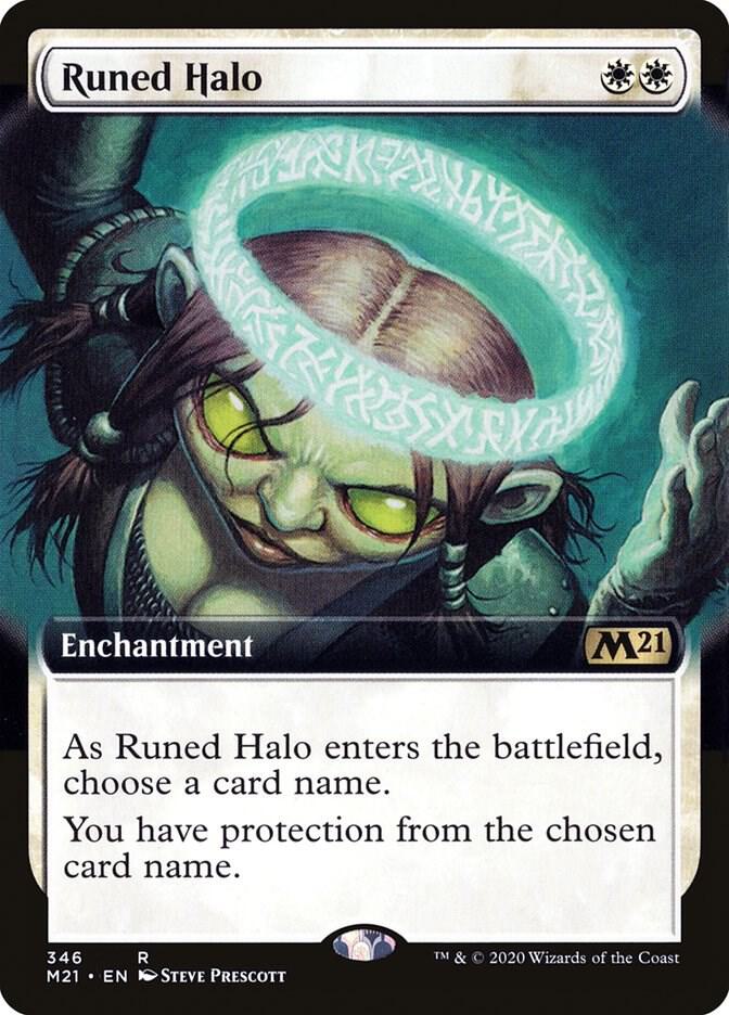 Runed Halo 346 (Core Set 2021)  - Extended Art Foil