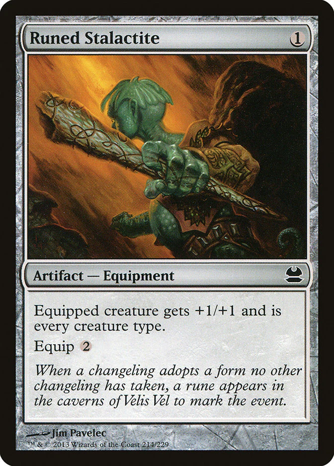 Runed Stalactite 214/229 (Modern Masters) - Foil