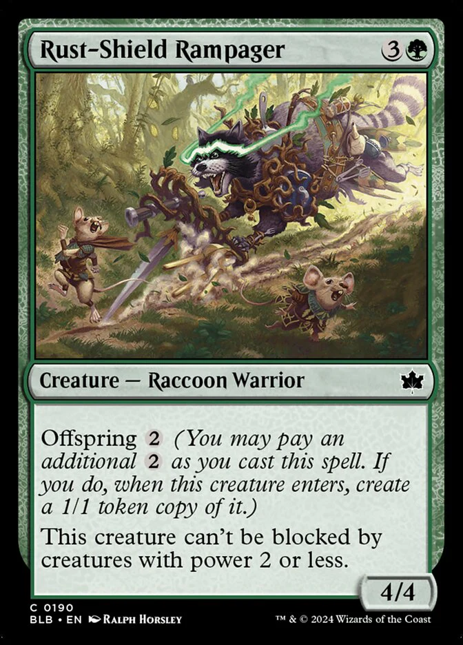 Rust-Shield Rampager 190 (Bloomburrow) - Foil