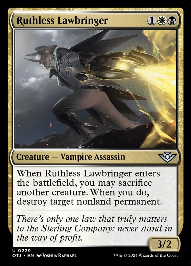 Ruthless Lawbringer 229/286 (Outlaws of Thunder Junction)  - Foil
