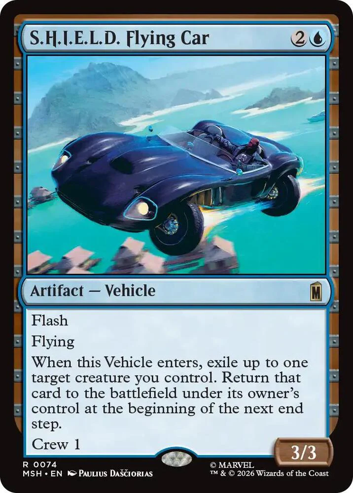 S.H.I.E.L.D. Flying Car 74 (Marvel Super Heroes)