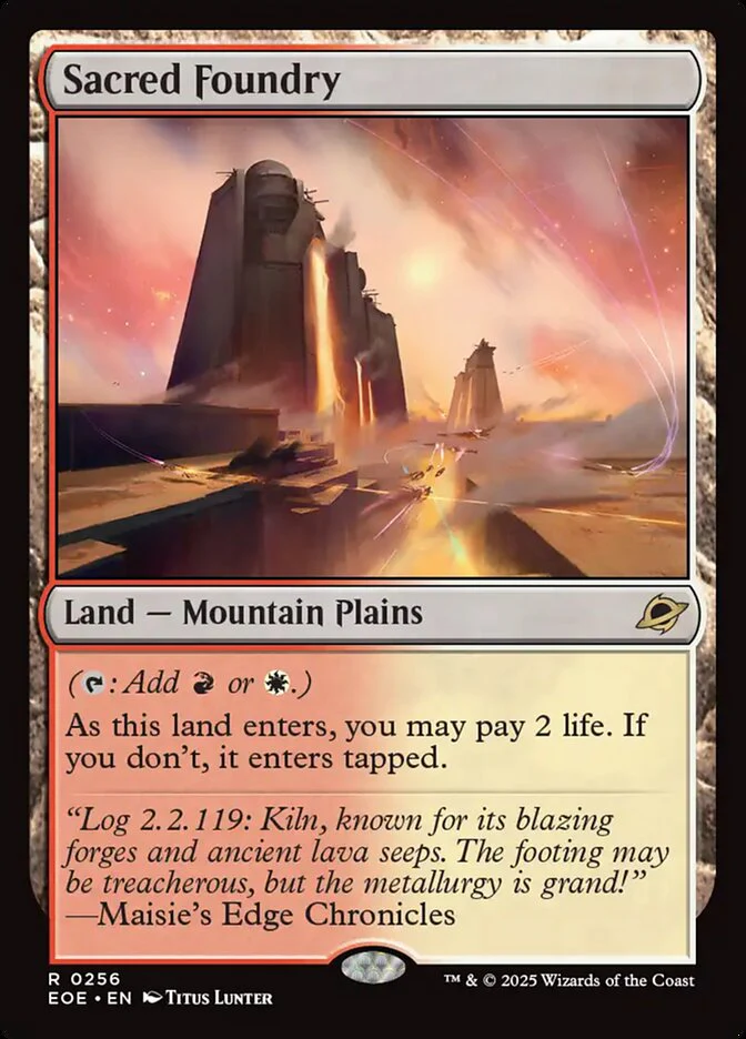 Sacred Foundry 256/276 (Edge of Eternities)