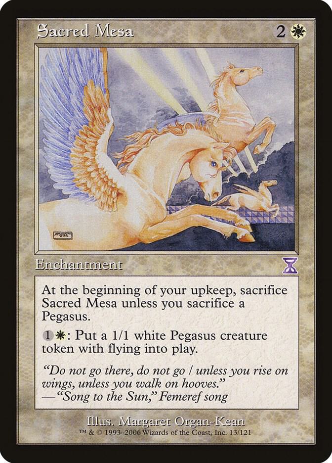 Sacred Mesa 13/121 (Timeshifted)  - Foil