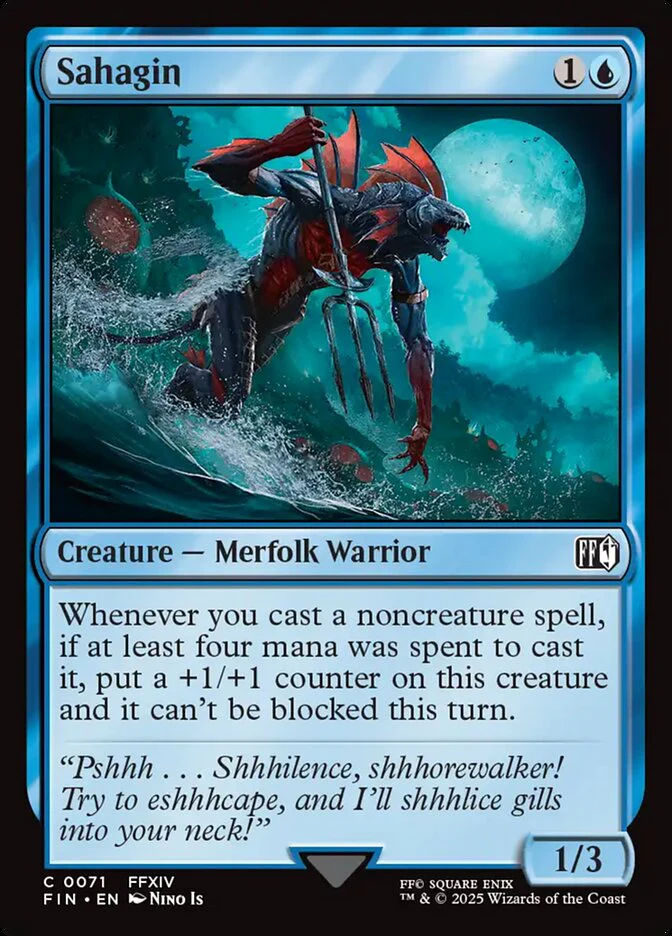 Sahagin 71/309 (FINAL FANTASY)  - Foil