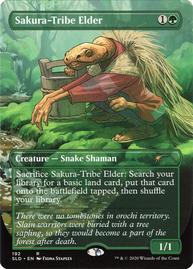 Sakura-Tribe Elder 192/1 (Secret Lair Drop Series)  - Borderless Foil