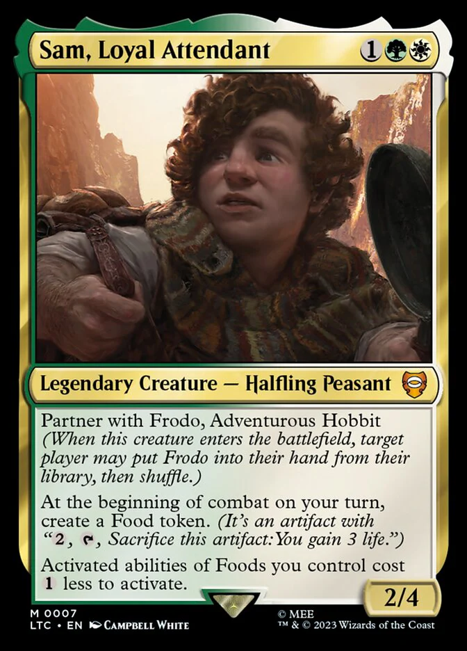 Sam, Loyal Attendant 7/347 (Commander: The Lord of the Rings: Tales of Middle-earth)  - Foil