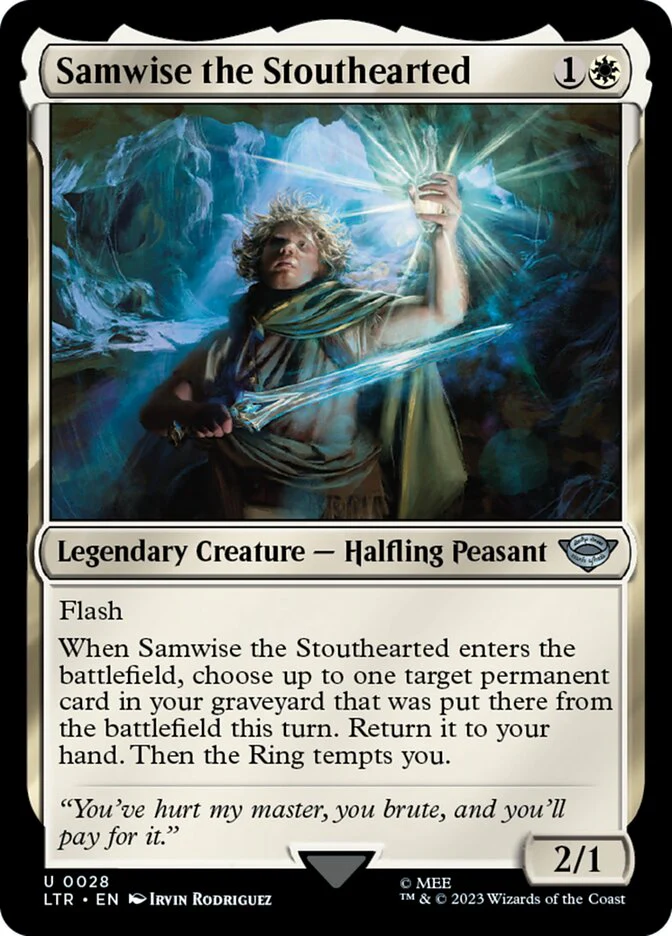 Samwise the Stouthearted 28 (Universes Beyond: The Lord of the Rings: Tales of Middle-earth)  - Foil