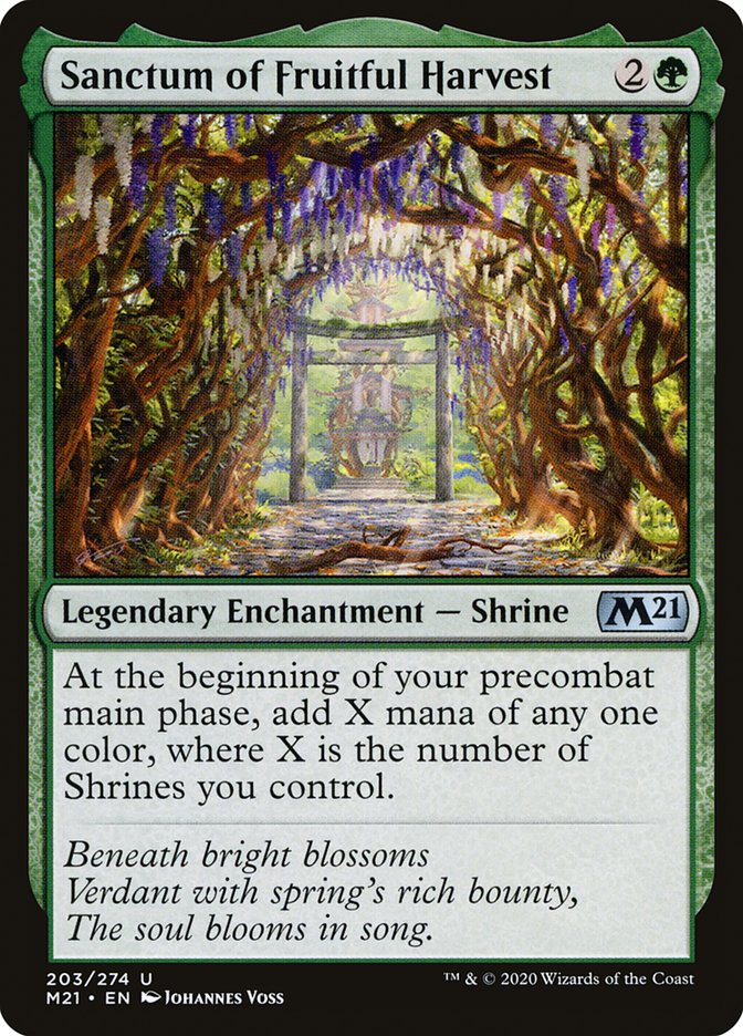 Sanctum of Fruitful Harvest 203/274 (Core Set 2021)  - Foil