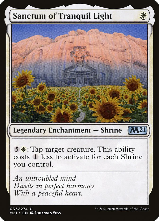 Sanctum of Tranquil Light 33/274 (Core Set 2021) - Foil