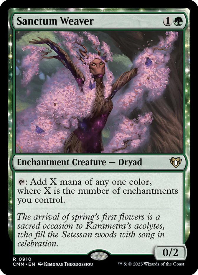 Sanctum Weaver 910/451 (Commander Masters)