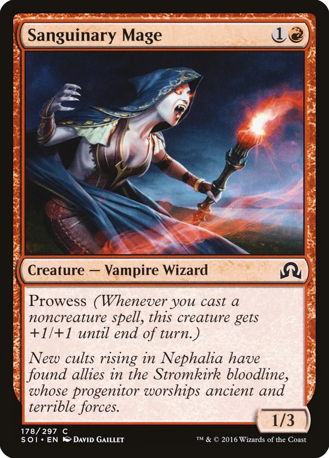 Sanguinary Mage 178/297 (Shadows over Innistrad) - Foil