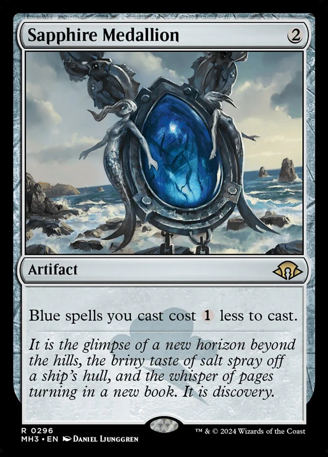 Sapphire Medallion 296 (Modern Horizons 3)