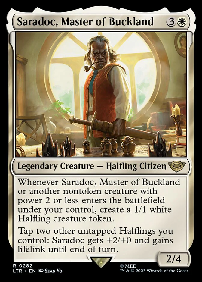 Saradoc, Master of Buckland 282 (Universes Beyond: The Lord of the Rings: Tales of Middle-earth)