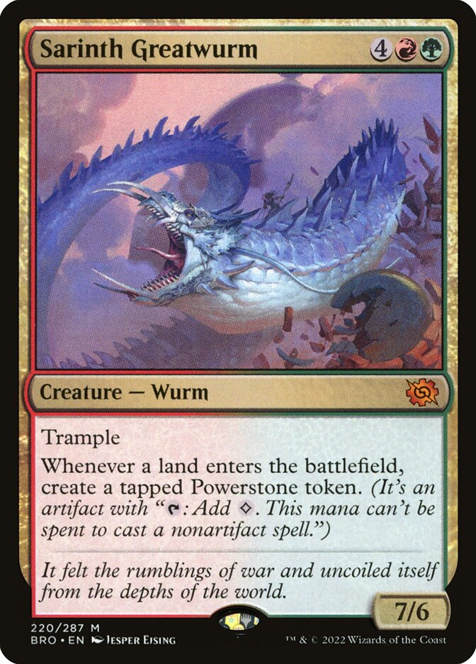Sarinth Greatwurm 220 (The Brothers' War)