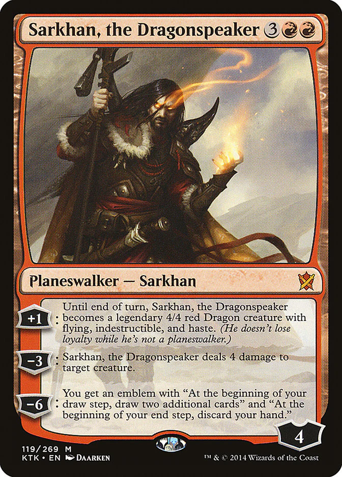 Sarkhan, the Dragonspeaker 119/269 (Khans of Tarkir)