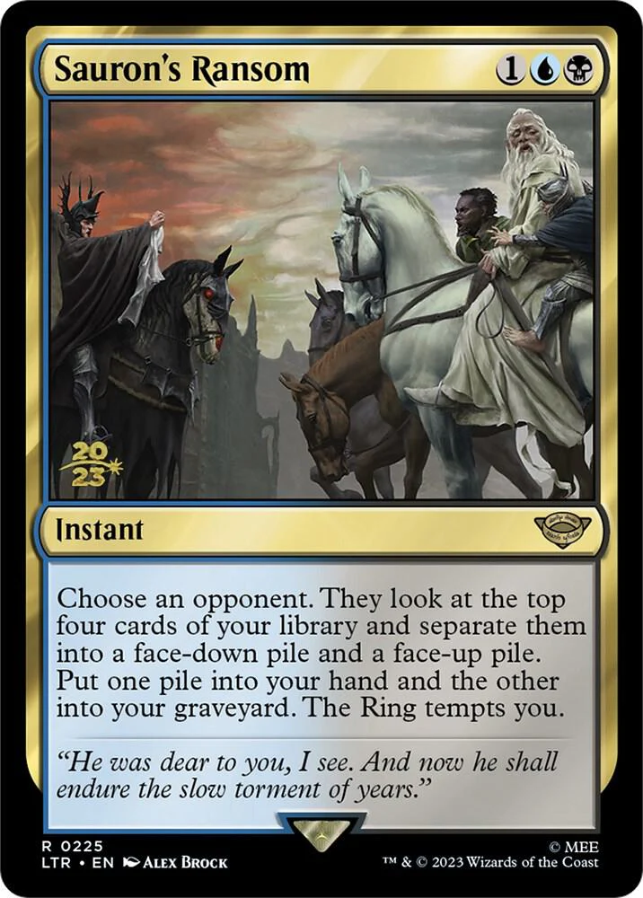 Saurons Ransom 225s/86 (Prerelease Cards)  - Foil