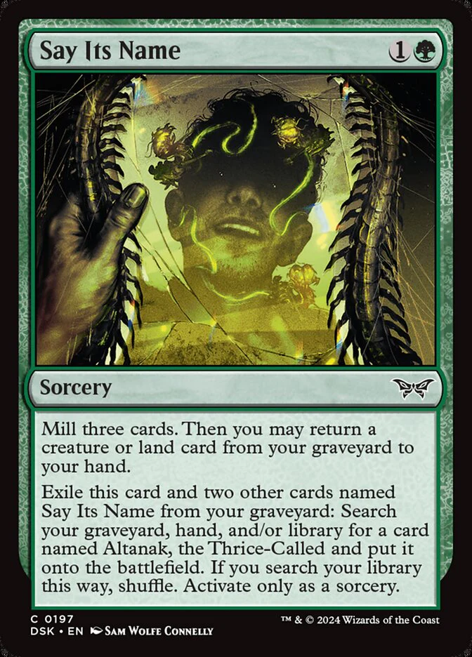 Say Its Name 197/286 (Duskmourn: House of Horror)  - Foil