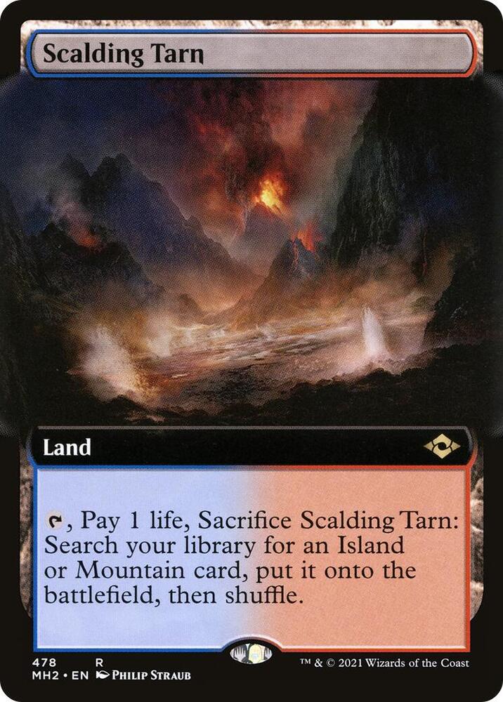 Scalding Tarn Extended Art 478 (Modern Horizons 2)  - Foil