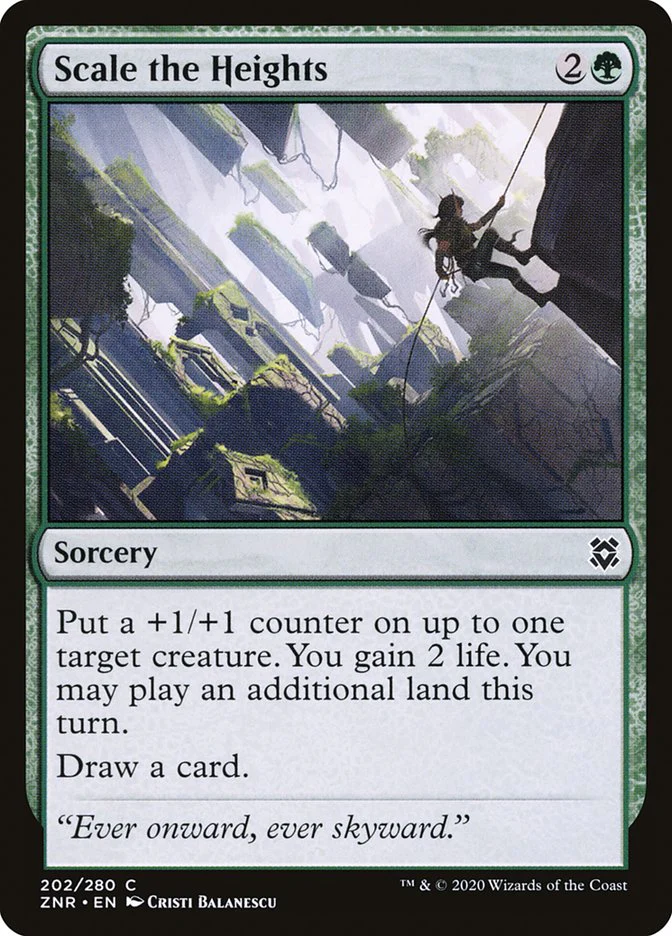 Scale the Heights 202/280 (Zendikar Rising)  - Foil