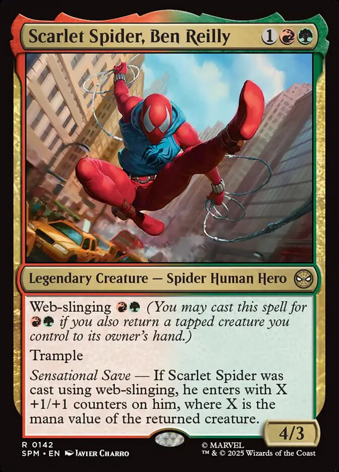 Scarlet Spider, Ben Reilly 142/198 (Marvel's Spider-Man)