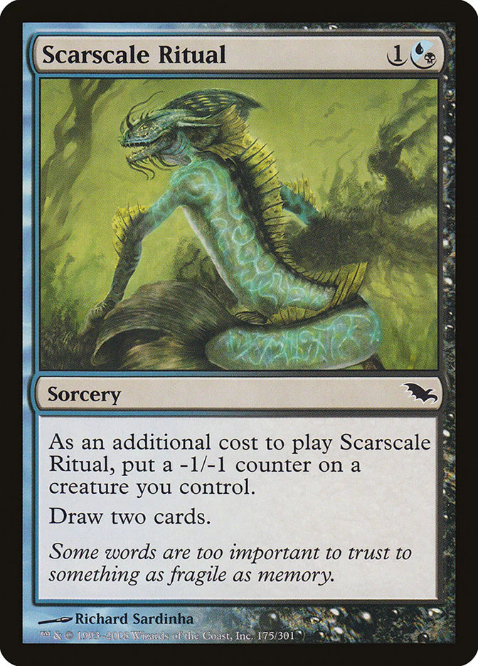 Scarscale Ritual 175/301 (Shadowmoor)  - Foil