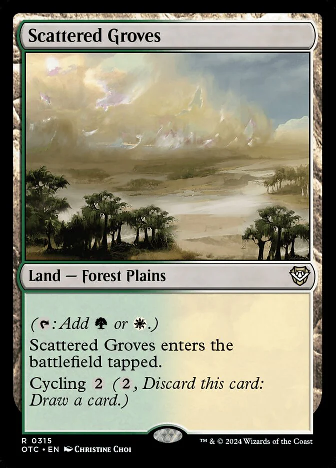 Scattered Groves 315/342 (Commander: Outlaws of Thunder Junction)