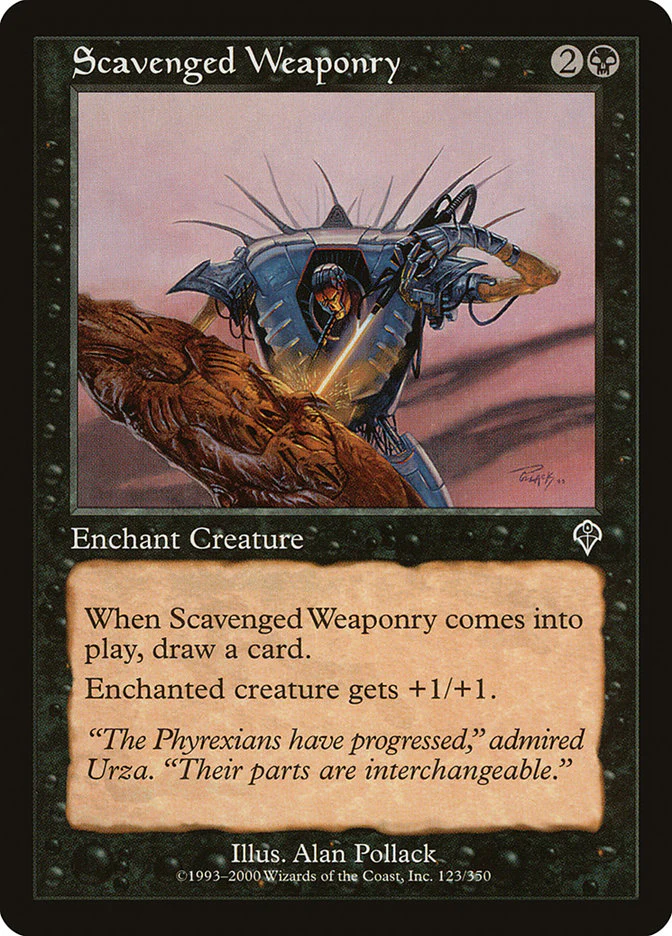 Scavenged Weaponry 123/350 (Invasion)