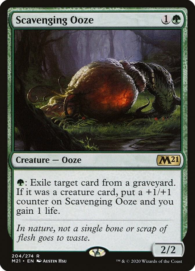 Scavenging Ooze 204 (Core Set 2021)  - Foil