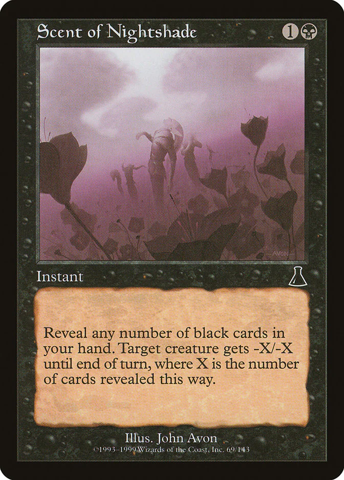Scent of Nightshade 69/143 (Urza's Destiny) - Foil