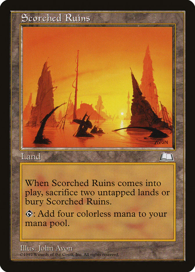 Scorched Ruins 166/167 (Weatherlight)