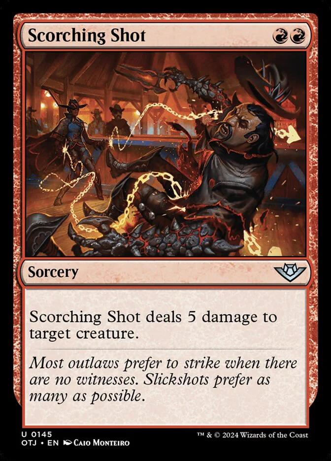 Scorching Shot 145/286 (Outlaws of Thunder Junction)