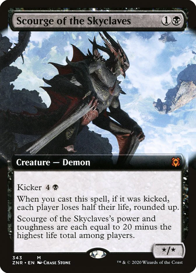 Scourge of the Skyclaves 343/280 (Zendikar Rising)  - Extended Art Foil