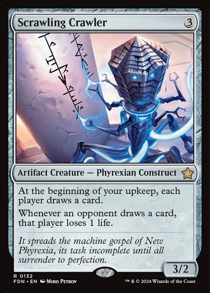 Scrawling Crawler 132 (Foundations) - Foil