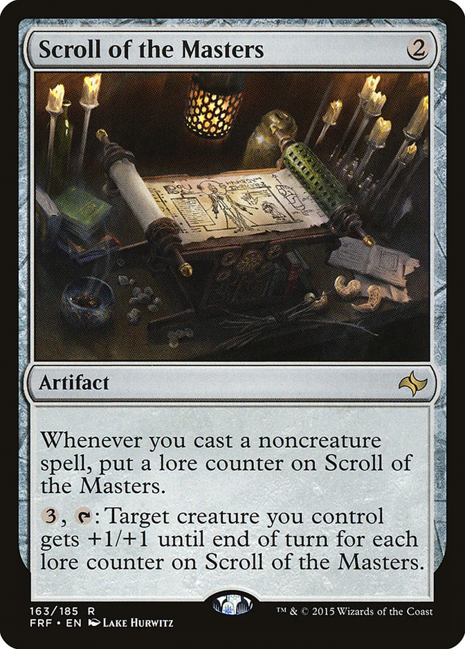 Scroll of the Masters 163/185 (Fate Reforged)  - Foil