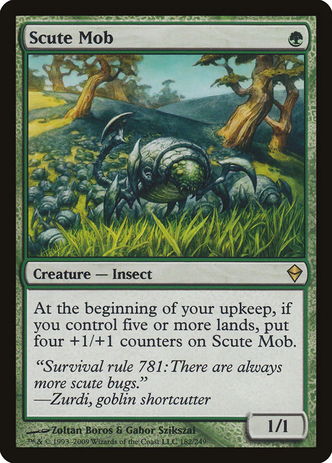 Scute Mob 182/249 (Zendikar)  - Foil