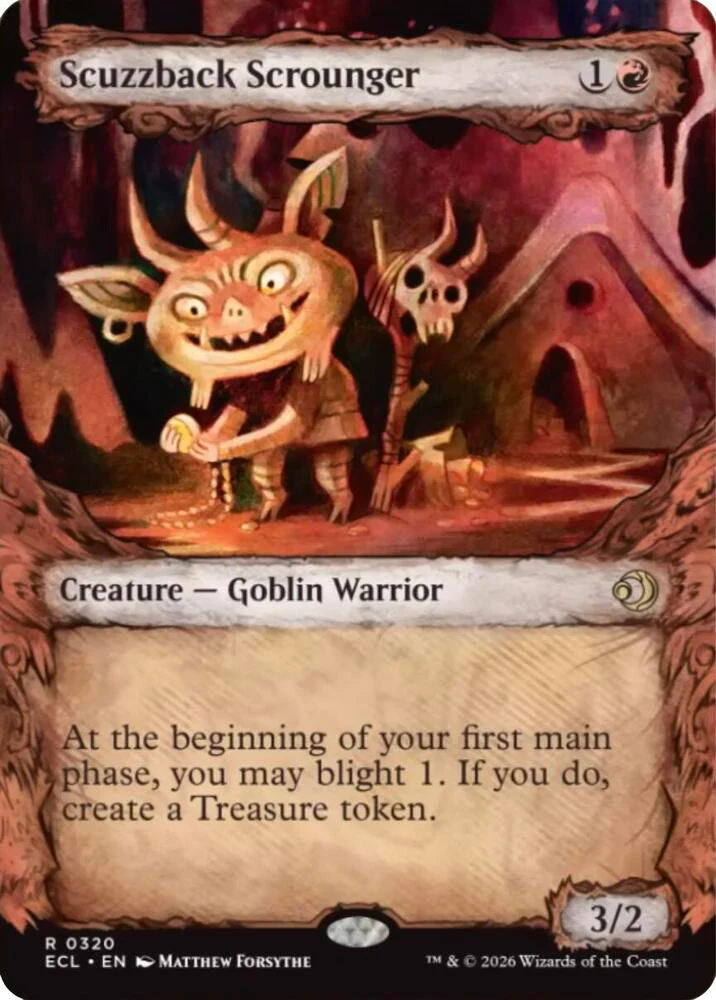 Scuzzback Scrounger 320/273 (Lorwyn Eclipsed) - Showcase Foil
