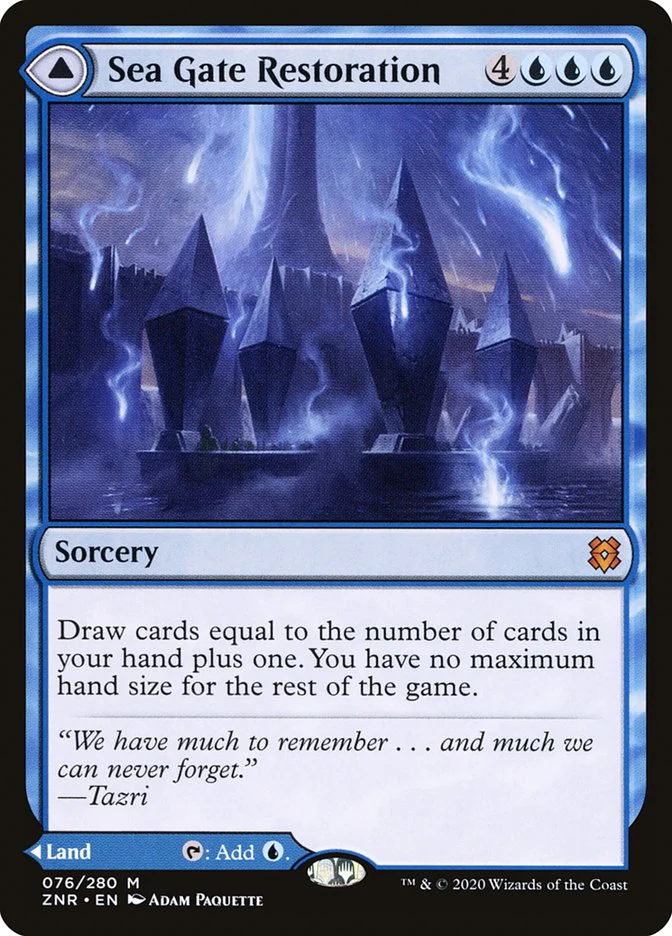 Sea Gate Restoration // Sea Gate, Reborn 76/280 (Zendikar Rising)