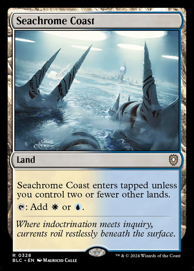 Seachrome Coast 328 (Commander: Bloomburrow)