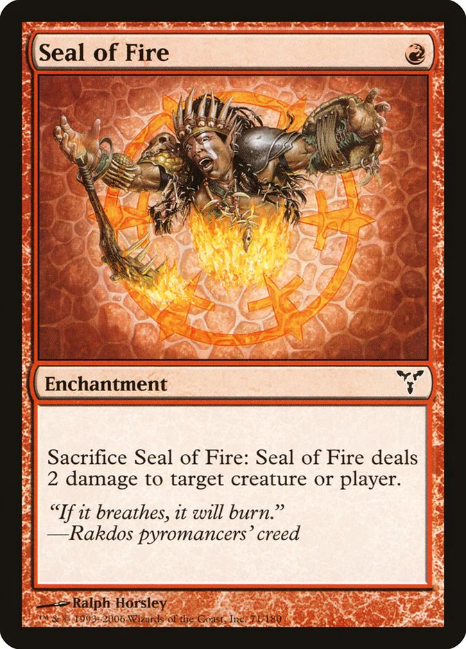 Seal of Fire 71/180 (Dissension)