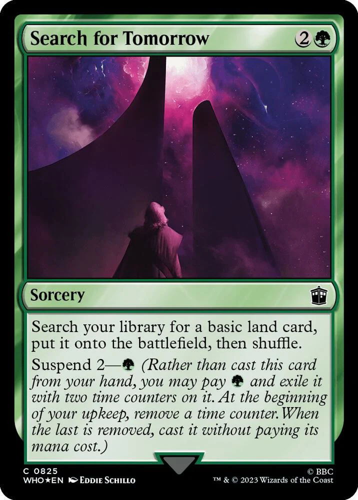 Search for Tomorrow 825/331 (Universes Beyond: Doctor Who)  - Surge Foil