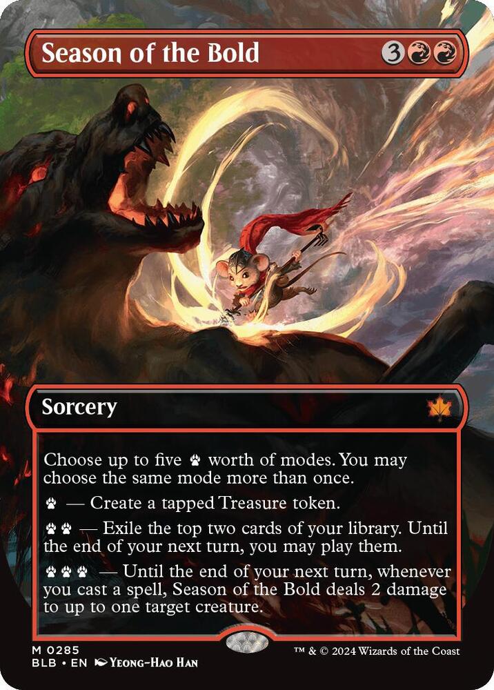 Season of the Bold 285/281 (Bloomburrow)  - Borderless Foil