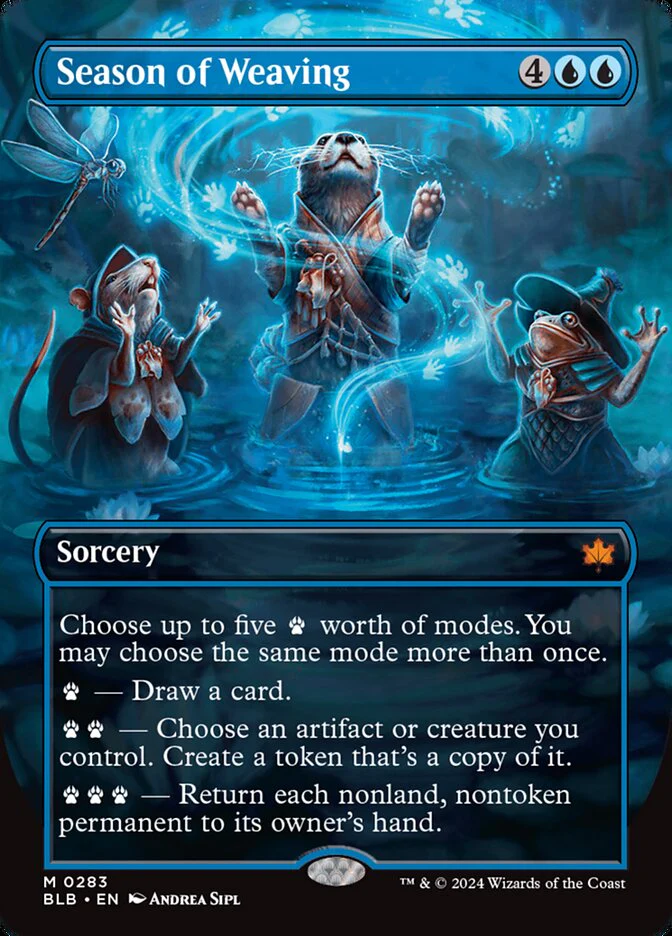 Season of Weaving 283 (Bloomburrow)  - Borderless Foil