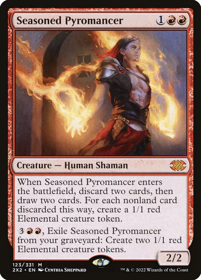 Seasoned Pyromancer 123 (Double Masters 2022) - Foil
