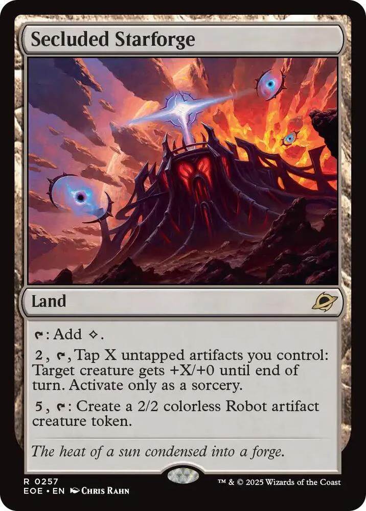 Secluded Starforge 257 (Edge of Eternities)  - Foil